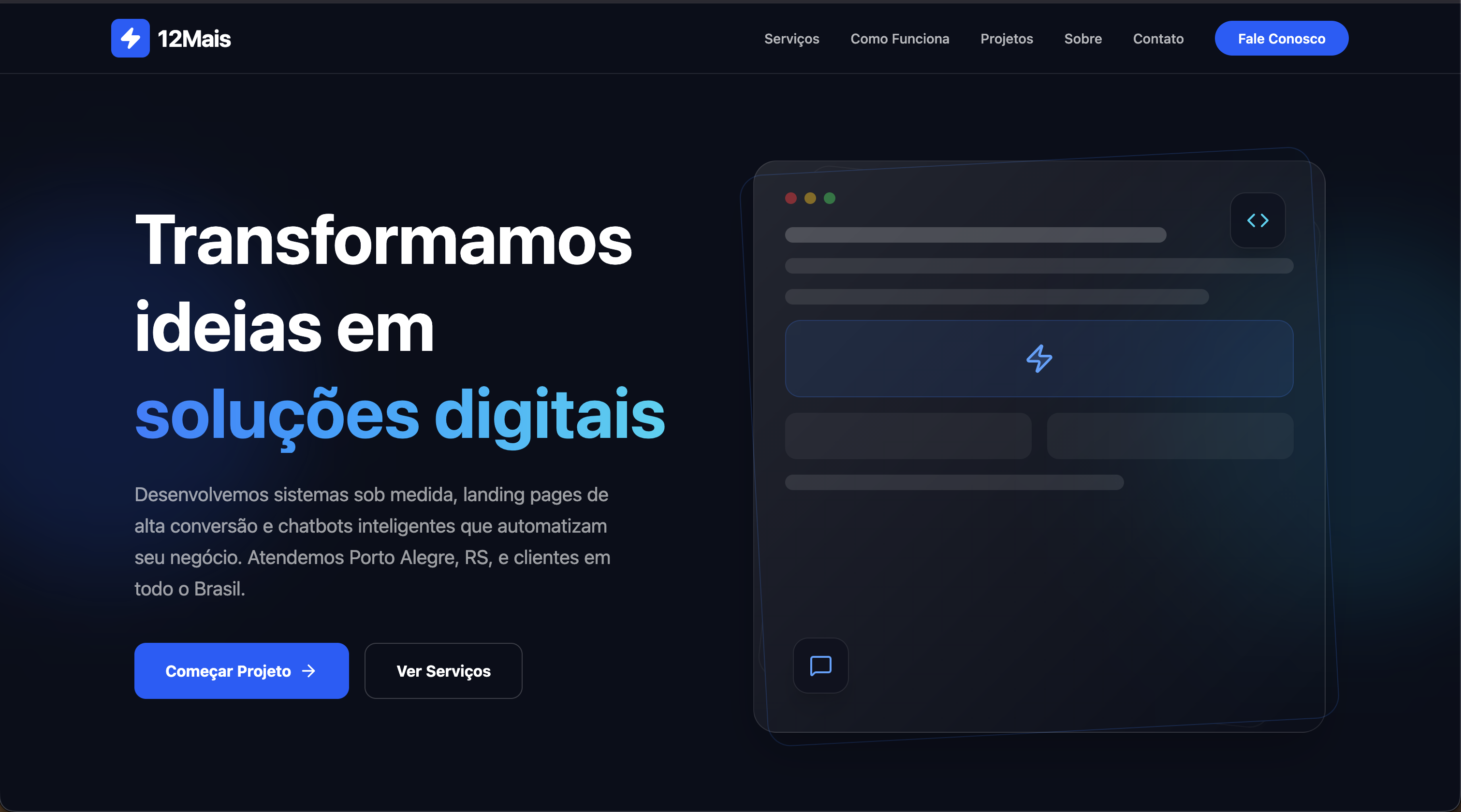 Landing page Eu Técnico